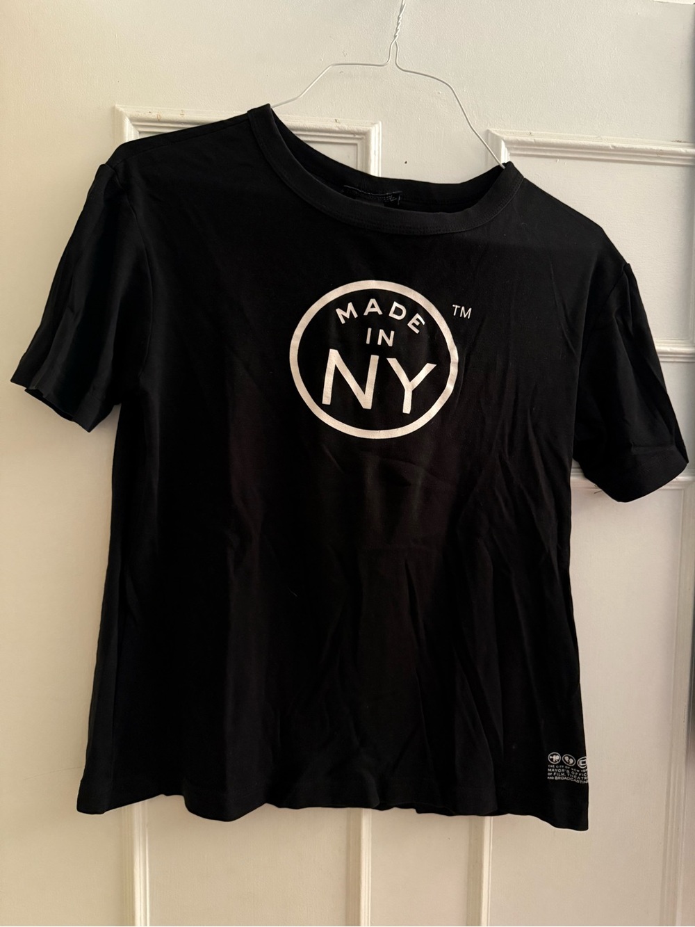 Made in NY Black Logo Graphic Tee
